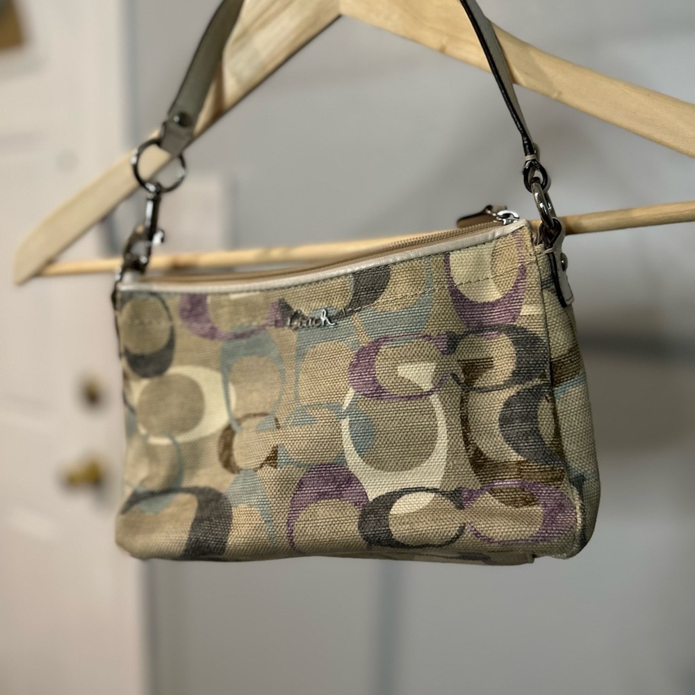 Coach Designer Clutch Multicolored